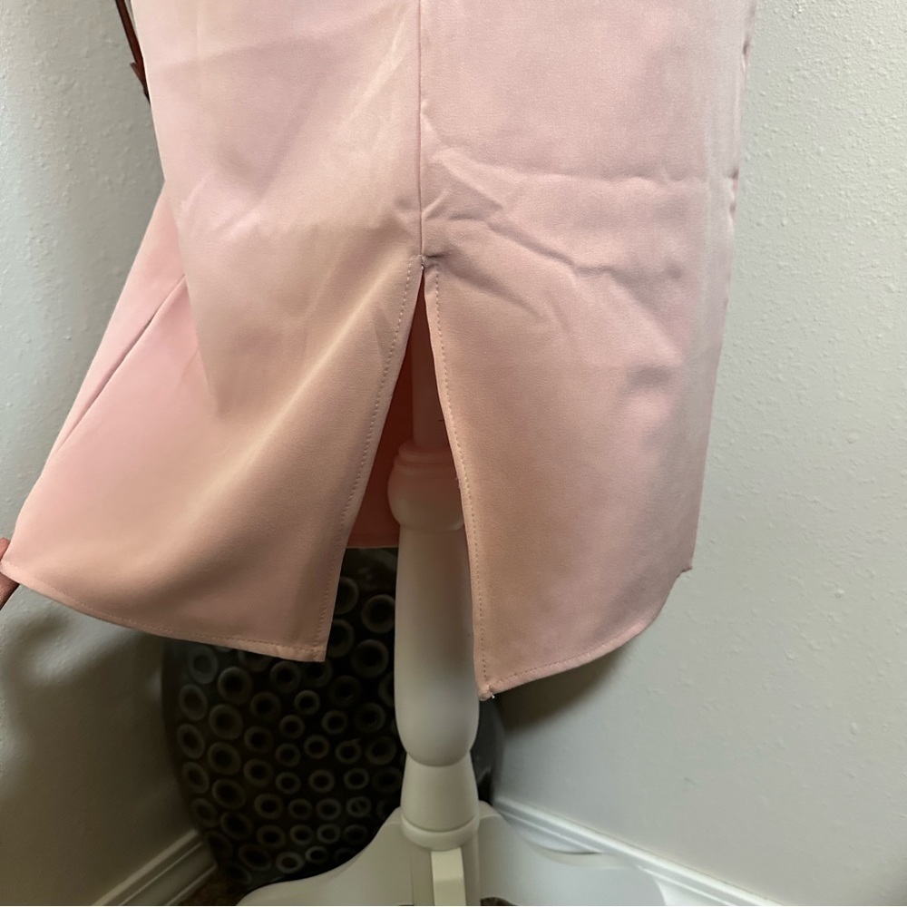 CBR light pink one shoulder dress - Picture 5 of 13